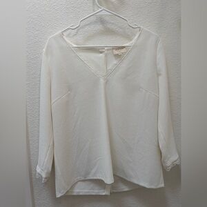 Sezane back button blouse. NWOT. Gifted and never worn.